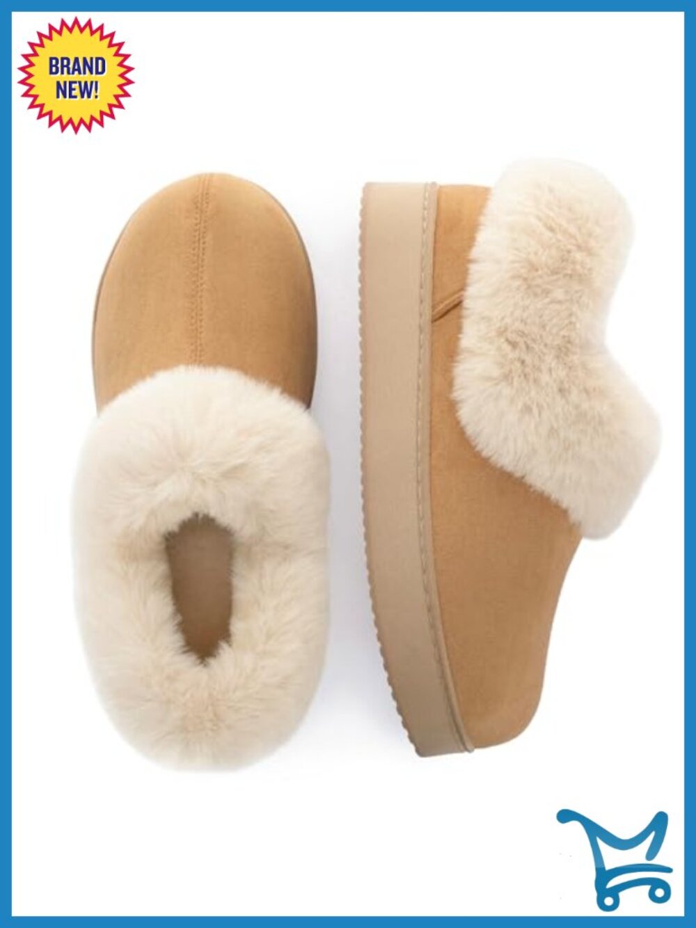 Memory Foam Slippers, Cozy House Shoes with Microsuede Upper & Non-Slip Sole